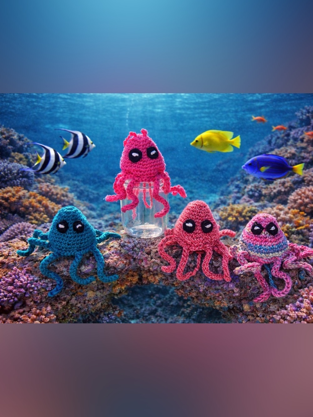 Handmade Crocheted Octopus Soap Saver 100% Cotton